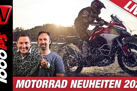20 neue Motorräder! 1000PS Live - Motorrad Neuheiten 2021 Motorradtalkshow