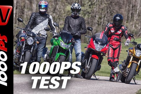 1000PS Test - Gebrauchte NakedBikes um 5000 Euro - Z750, 650 Bandit, SFV650 Gladius, 600 Hornet