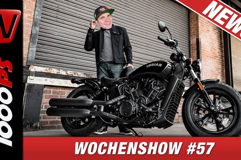 300 km/h Elektrobike, neue Indian Scout Bobber Sixty uvm.! 1000PS Wochenshow #57