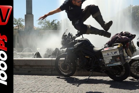 Rhys Lawrey Weltreise | Guinness Weltrekorde | Triumph Tiger 800 | 2015