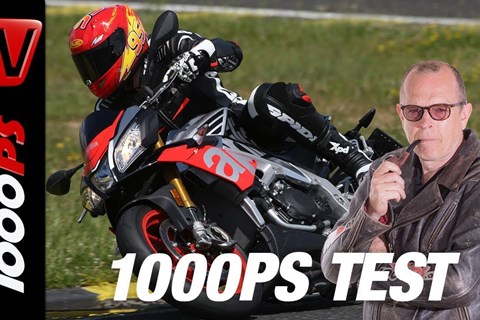 Aprilia Tuono V4 1100 Factory 2018 - Abfeuern am Pannoniaring