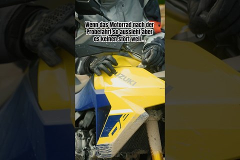 Unzerstörbar die V-Strom 800 DE 😎 #suzuki #vstrom800de