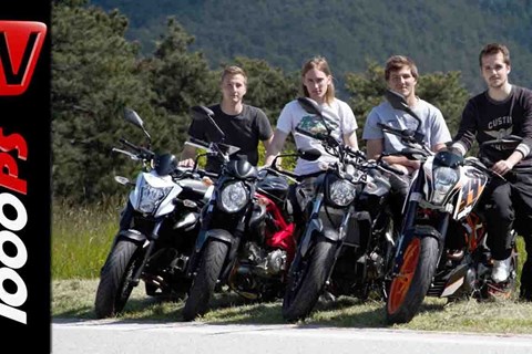 Einsteiger Motorräder 2014 | Nakedbike Vergleich