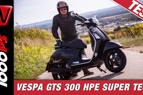 Vespa GTS 300 HPE SuperTech Test - TFT-Display und Connectivity in der beliebten Vespa!