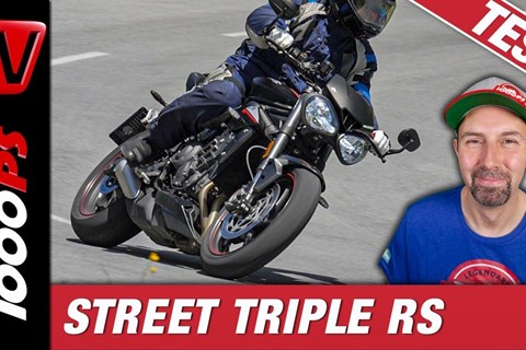 Triumph Street Triple RS Test in den Alpen