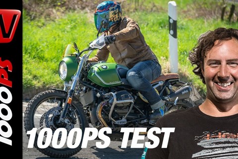 Wunderlich BMW R nineT Scrambler Test mit 21 Zoll Vorderrad - "Green Hell" - Umbau