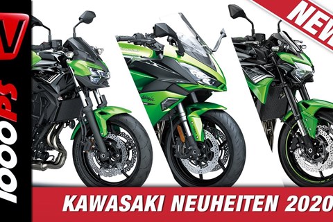 Kawasaki Z900 2020, Ninja 1000 SX, Z650 und weitere Neuheiten von der EICMA 2019