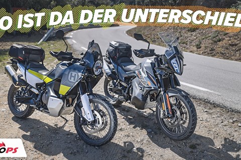 Außen anders, innen gleich? KTM 890 Adventure vs. Husqvarna Norden 901 2022 Motorrad Vergleich/Test