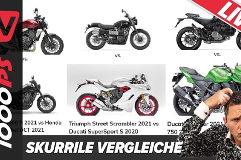 Wer trifft solche Entscheidungen? Motorrad Vergleiche auf 1000PS die wenig Sinn machen!
