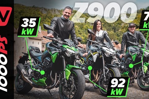Kawasaki Z900 - 48PS - 95PS und 125PS - Das richtige Motorrad für Deinen Fahrausweis