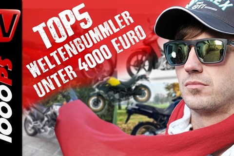 Top 5 - Weltenbummler Bikes unter 4000 Euro - Gebrauchtmotorrad Beratung Reisemotorrad