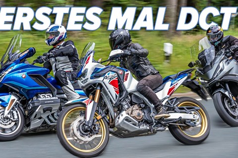 Reisekönigin gesucht! Africa Twin, NT1100, Goldwing - Honda DCT Modelle für den großen Trip im Test!