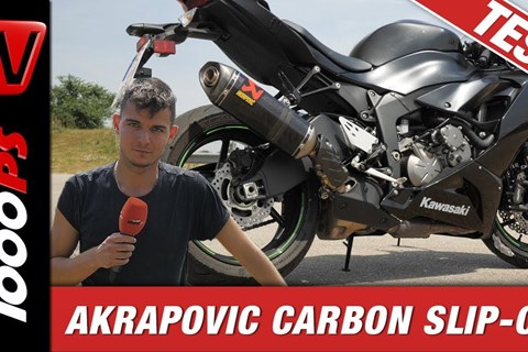 Akrapovic Carbon Slip-On für die Ninja ZX-6R 2019 - Sound Check!