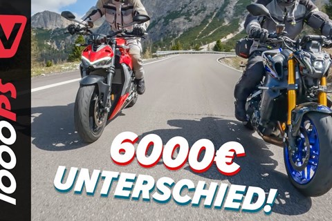 Unfaires Duell - Ducati Streetfighter V2 gegen Yamaha MT-09 SP im Vergleich