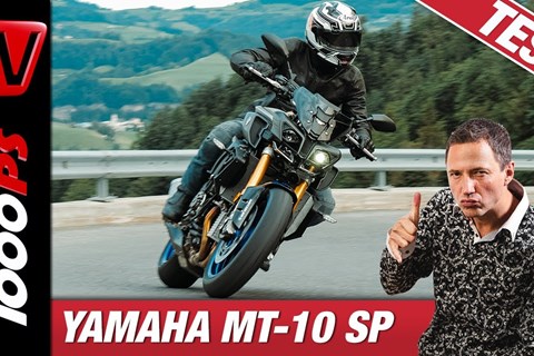 Yamaha MT-10 SP - Powernakedbike Test auf der Landstraße in der Schweiz