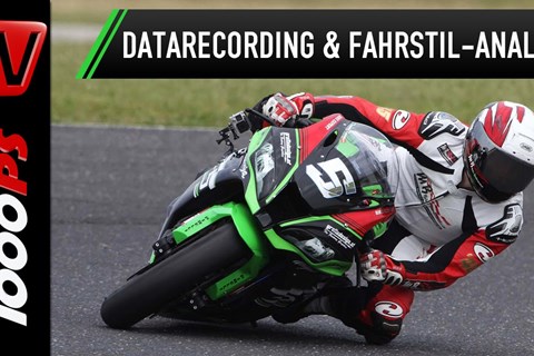 Kawasaki Ninja ZX-10R Datarecording & Fahrstilanalyse mit Martin Bauer