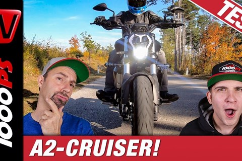 Benelli 502C - warte Mal, das Design kenne ich doch... - der neue A2 taugliche Cruiser im Test
