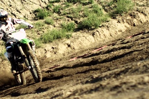 Kawasaki KX450F - Offroad Action mit Jeff Emig