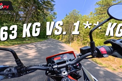 Großer Mann - kleines Bike! Wie viel Spaß bietet die KTM 390 SMC R für schwere Fahrer?