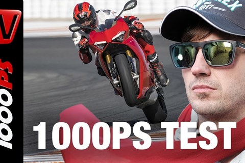Ducati Panigale V4 Test Rennstrecke! 226PS in Action!