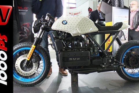 BMW K 100 Umbau | Pirelli Stand Motorräder Dortmund 2016