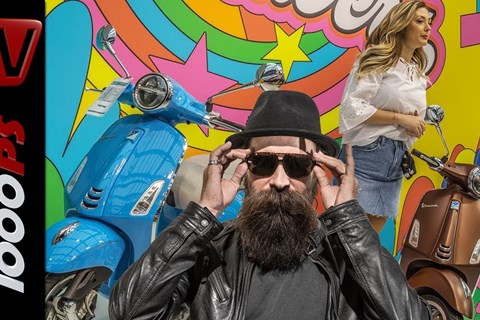 Vespa Neuheiten 2018 mit Vespa-Guru Stoffi und 1000PS - Sei Giorni, GTS Notte, Primavera Yacht