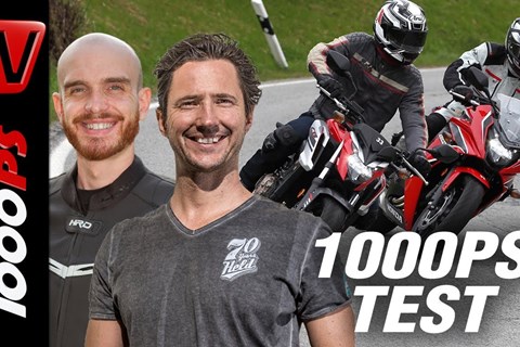 1000PS Test - Honda CB650F und CBR650F 2017 im Test - Schaaf und NastyNils drücken an!