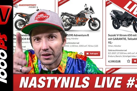 NastyNils Live #3 - Motorrad Beratung und Diaabend - Vorsicht - ca. 15 Minuten Ton und Bildprobleme