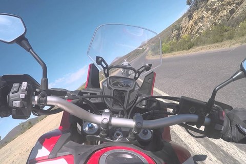 Honda CRF1000L Africa Twin - Onboard - Topspeed