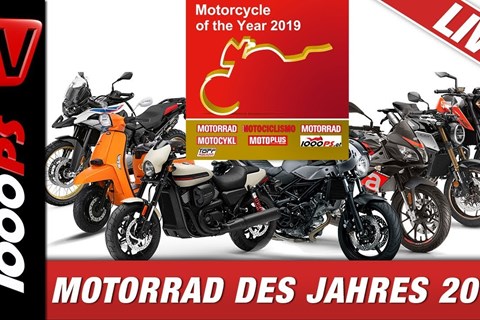 Motorrad des Jahres 2019 in Österreich auf Messebühne bike Austria Tulln