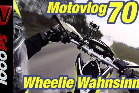 Husqvarna 701 Wheelie Wahnsinn! | Wheelies richtig lernen | Motovlog Teil 2