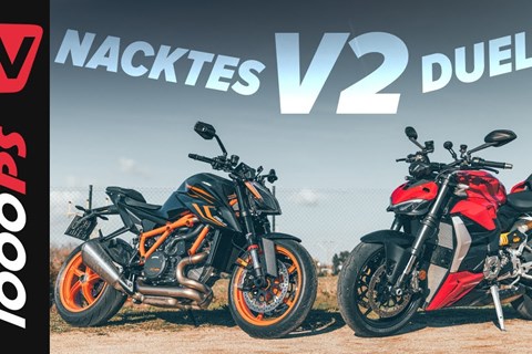 Ducati Streetfighter V2 vs. KTM 1290 Super Duke R Vergleich 2022