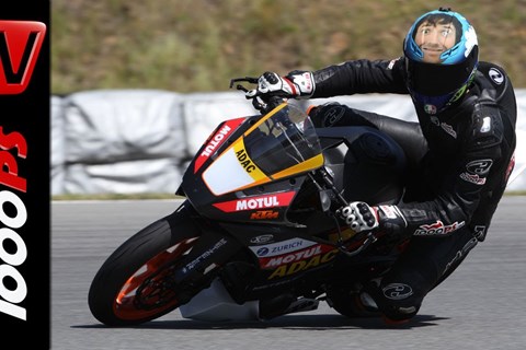 KTM RC390 - Test vom Sondermodell "Cup" in Brünn auf der Rennstrecke