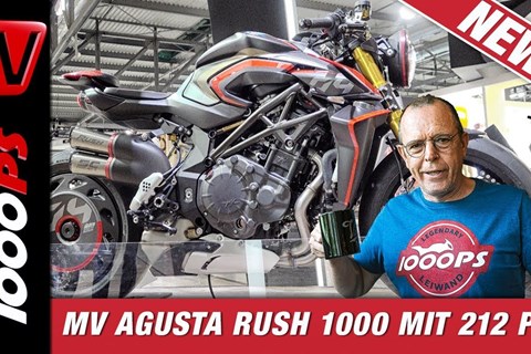 Weltpremiere MV Agusta Rush 1000 mit 212 PS