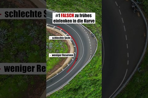 Kurven richtig hinterschneiden #shorts