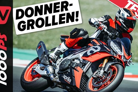 Aprilia Tuono V4 Factory 2021 Test auf der Rennstrecke