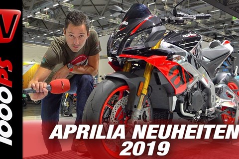 Aprilia Neuheiten 2019 - Tuono, RSV und Shiver NEU