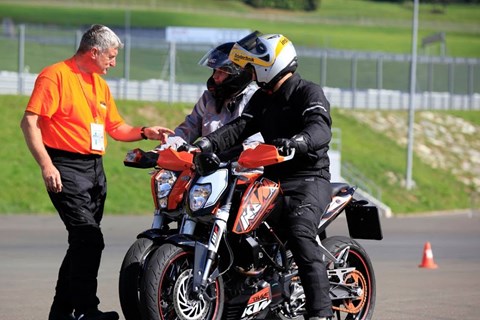 Fahrsicherheitstraining KTM-Days 2012