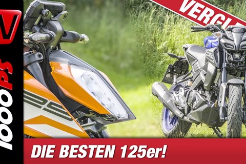 Yamaha MT 125 vs KTM 125 Duke Vergleich - Prestigeduell in der A1 Klasse 2020