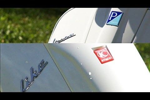 Vespa GTS 125 Super VS Kymco Like 125 Vergleichstest