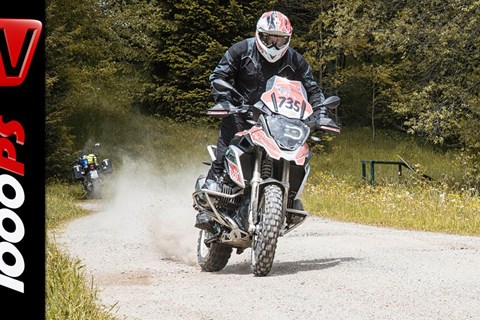 BMW R 1200 GS Test - Enduro Offroad Vergleich 2016 beim MoHo Drei Hacken