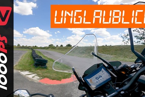 Techno Schlachtschiff in Aktion! KTM 1290 Super Adventure S Bestzeit auf der 1000PS Teststrecke