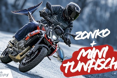 Kann der Mini-Thunfisch Zonko überzeugen? Aprilia Tuono 457 Test