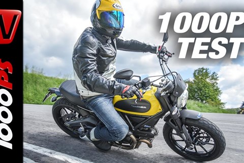Ducati Scrambler Icon by Ilmberger Carbon Test - coole Scrambler mit edlem Carbon-Zierat