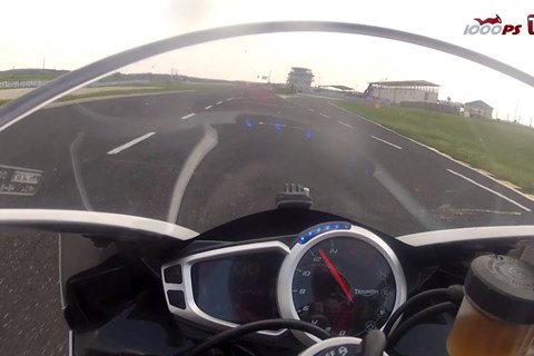 0-200km/h | Triumph Daytona 675 R | Beschleunigungsvideo
