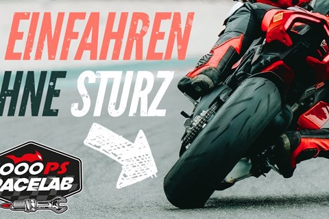 Motorradreifen richtig einfahren