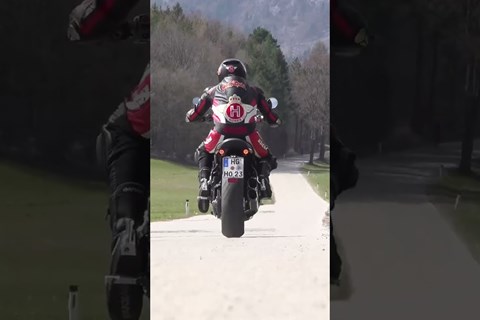 Würdest du eine Horex so fahren? 😂 #shorts  #motorcycle