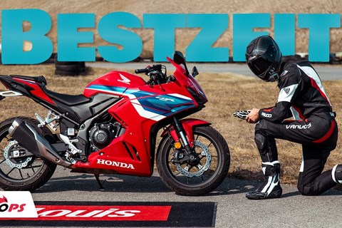 Wie sportlich ist die Honda CBR500R - Bestzeit Test