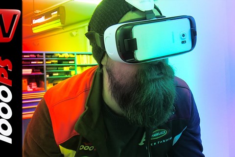 Virtual Reality Brille: ZX-10R mit Jonathan Rea fahren. Irre!!!