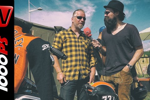 3600 km auf Harley mit Apehanger: Robert am Wheels & Waves 2016